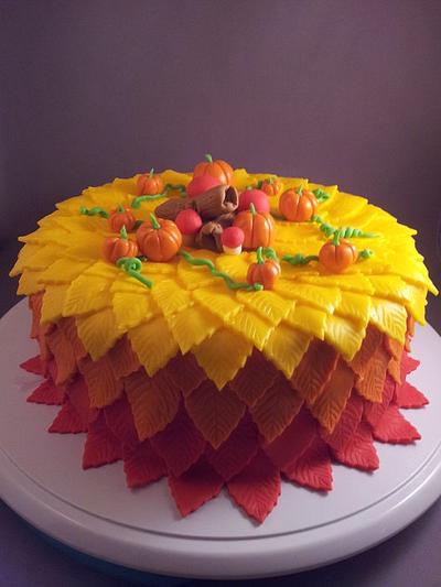 Autumn Cake - Cake by Cakes~n~Dishes