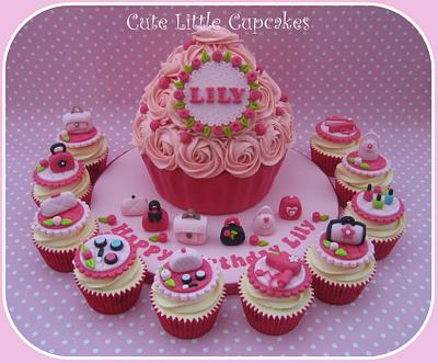 Ultimate 'Girlie' Giant Cupcake - Cake by Heidi Stone