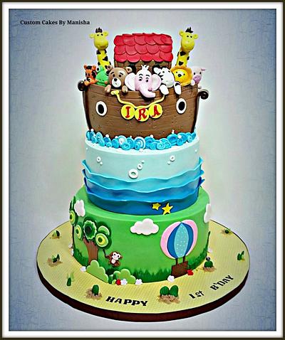 Animal theme cake! - Cake by Custom Cakes By Manisha