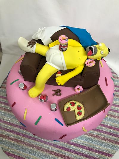 Homero cake!! - Cake by cecilia scollo