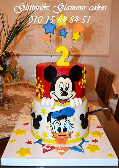 Mickey mouse and Donald duck - Cake by etho