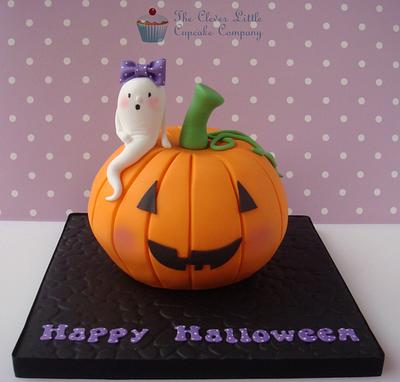 Halloween Pumpkin Cake - Cake by Amanda’s Little Cake Boutique