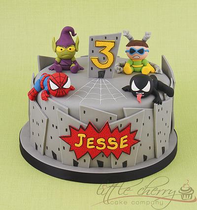 Baby Marvel - Spiderman Cake - Cake by Little Cherry