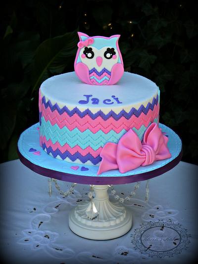 Jaci's Owl - Cake by Karens Kakes