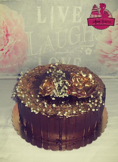 Chocolate gold cake - Cake by AzraTorte