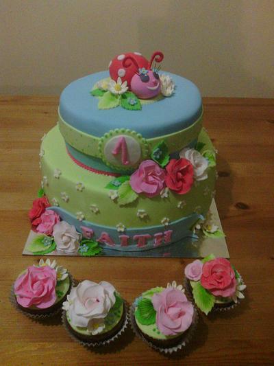 Lady bug cake - Cake by Bistra Dean 