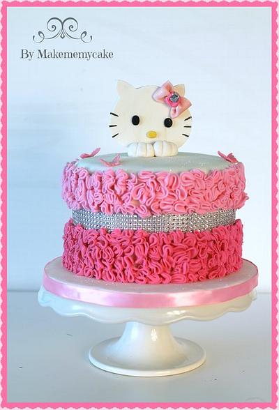 Pinky Fashion Hello Kitty - Cake by Eva Salazar 