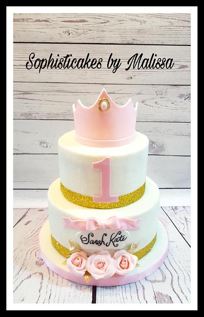 Princess themed 1st Birthday  - Cake by Sophisticakes by Malissa