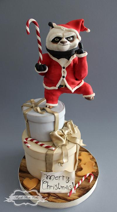 Have a Kung-Fu Christmas!! - Cake by Angela Penta