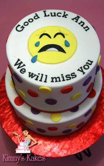 Sad to see you go! - Cake by Kimmy's Kakes