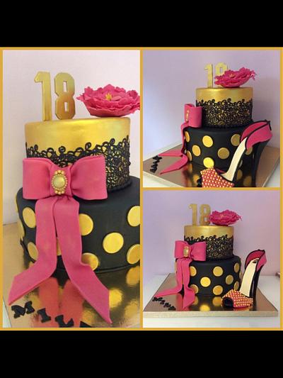 18th birthday cake - Cake by sosweetbylia
