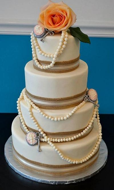 Rustic Elegance Cake - Cake by Confections of a Cake Lover