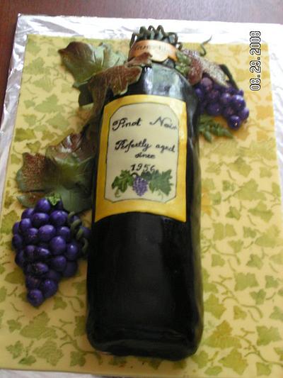 wine bottle cake - Cake by Edit Herman