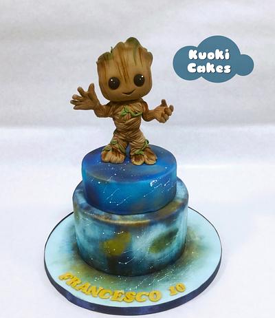 Avengers cake..Groot - Cake by Donatella Bussacchetti