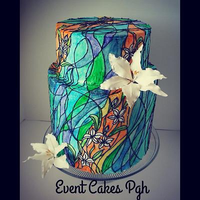Stained Glass Easter - Cake by Cakesburgh (Brandi Hugar)