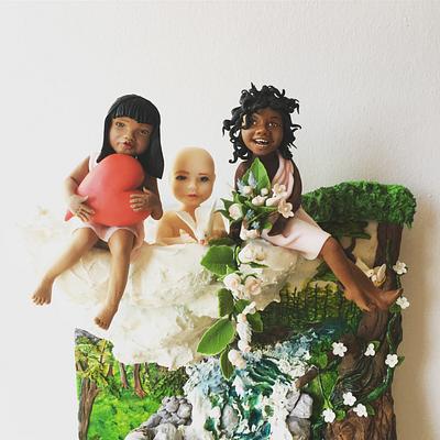 My fondant children 😍😇 - Cake by Neslihan MENTES