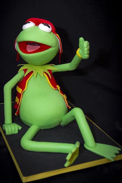 Kermit the frog Cake - Cake by Andres Enciso