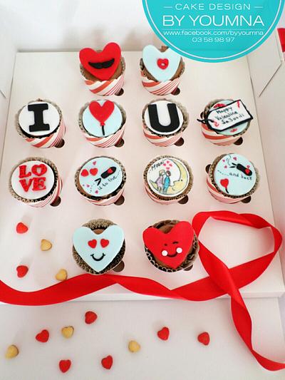 Valentines cupcake - Cake by Cake design by youmna 