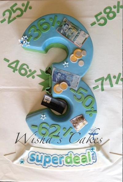 SUPERDEAL 3rd BIRTHDAY (morrocan) - Cake by wisha's cakes