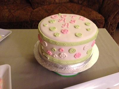 Baby shower - Cake by Deb
