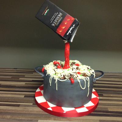 Pasta and sauce - Cake by 2wheelbaker