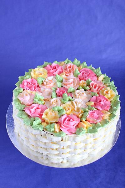 "Spring" cake - Cake by LaZinaCakes