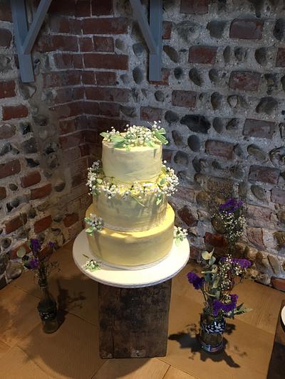 Buttercream wedding cake - Cake by Sugar-daisies