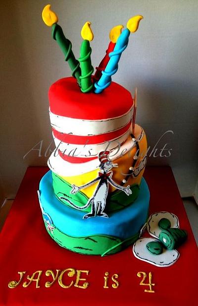 Topsy Turvy Dr. Seuss - Cake by Abbia