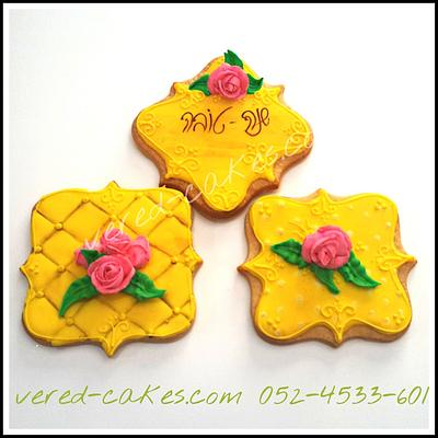 Elegant "Shabby-Chic" cookies  - Cake by veredcakes