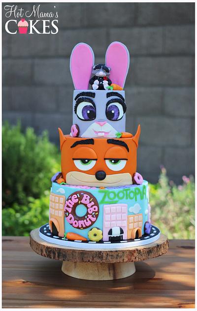Zootopia  - Cake by Hot Mama's Cakes