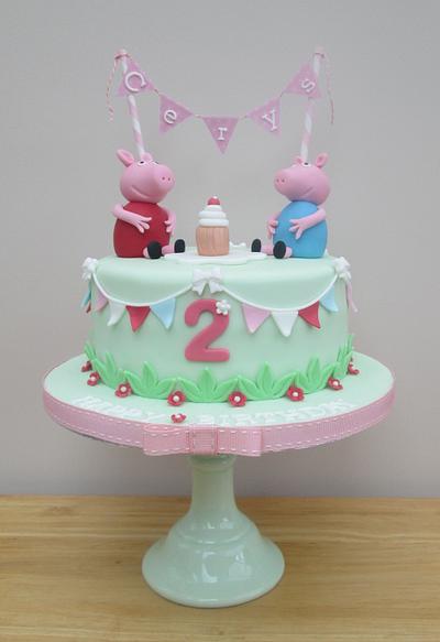 Peppa Pig - Cake by The Buttercream Pantry