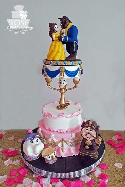 Beauty and the Beast Cake - Cake by Rose Dream Cakes