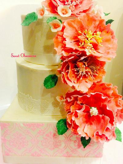 Royal Engagement Cake!  - Cake by Sweet Obsessions by Tanya Mehta 