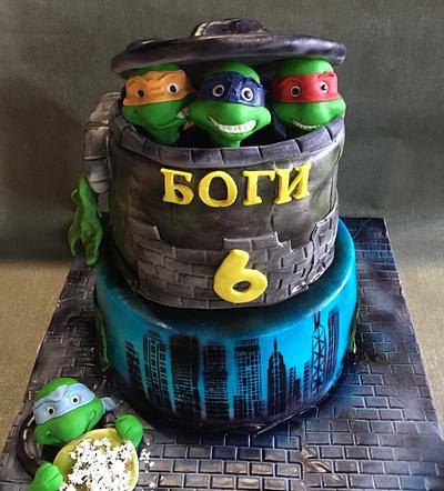Ninja  the turtle cake - Cake by Doroty