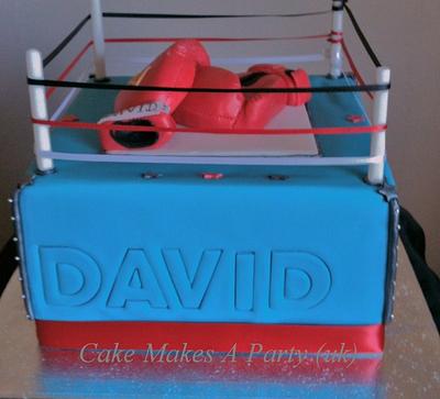 Boxing Ring Cake - Cake by Mandy