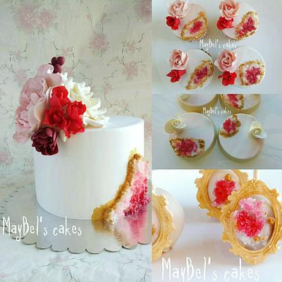 Geode cake  - Cake by MayBel's cakes