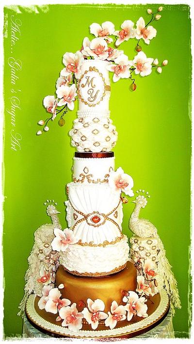 Cake with peacocks - Cake by Galya's Art 