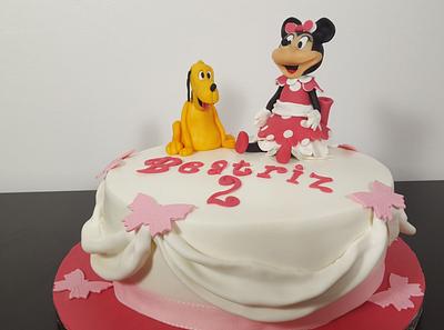 Minnie and Pluto - Cake by Geek Cake