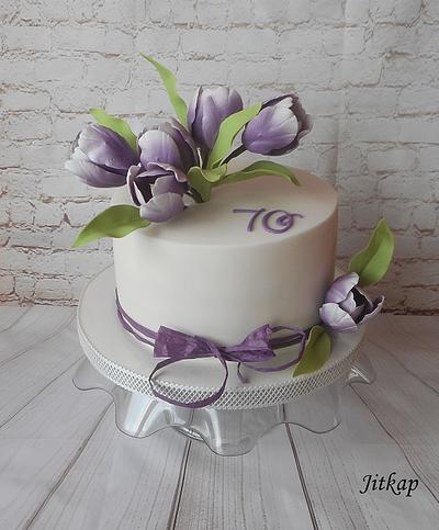 Tullips birthday cake - Cake by Jitkap