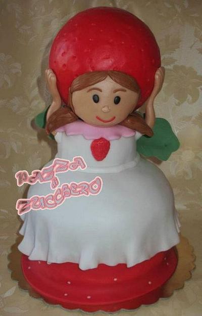 Strawberry girl - Cake by Elisa Di Franco