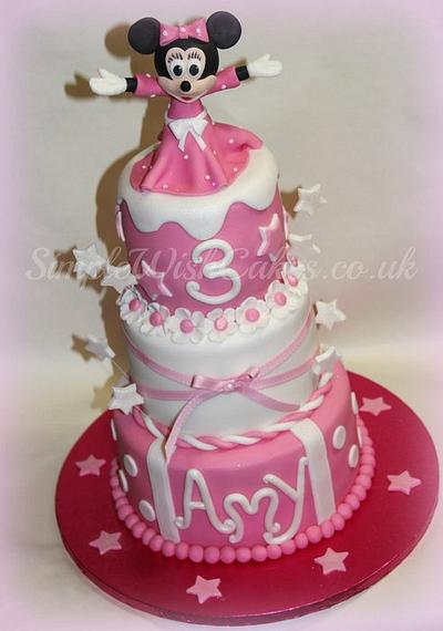 3 Tier Minnie Mouse - Cake by Stef and Carla (Simple Wish Cakes)