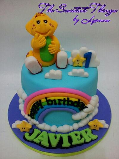 Rainbow cloud BJ cake - Cake by lyanne