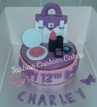 cosmetics cake - Cake by Tasha's Custom Cakes