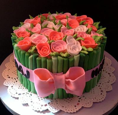 Flower Bouquet - Cake by Anuja