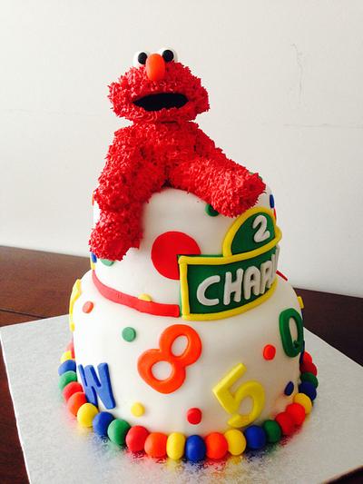 Elmo Sesame Street Cake - Cake by RainCityCakes