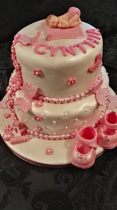 Babyshower cake❤ - Cake by Taarten&cupcakes atelier