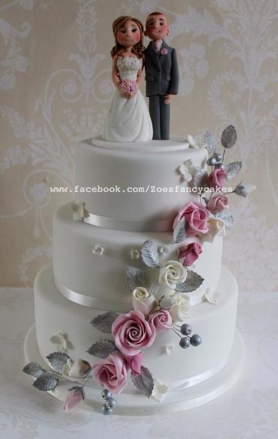 Wedding cake - Cake by Zoe's Fancy Cakes