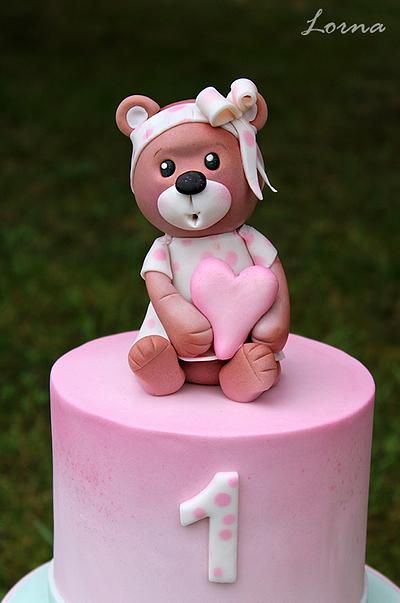 Teddy Bear for little girl - Cake by Lorna