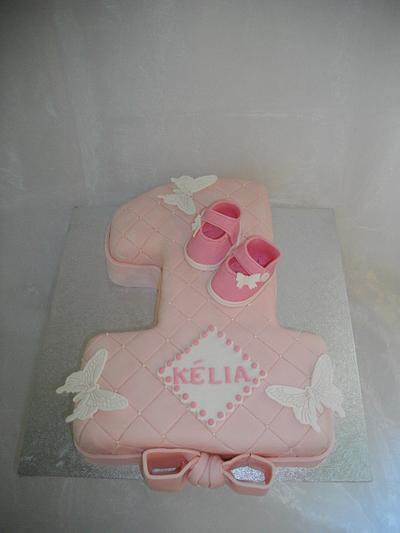 Baby's first birthday - Cake by Mandy