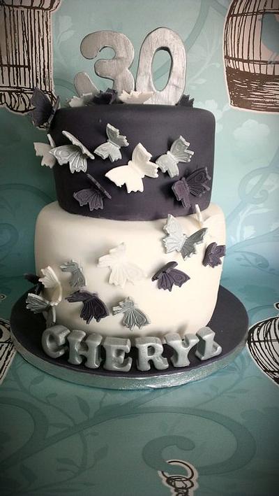 Butterflies - Cake by Cakes galore at 24